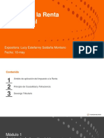 Primera Sesión - Modulo Impuesto A La Renta Empresarial (TR)