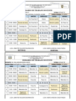 Horarios Docentes