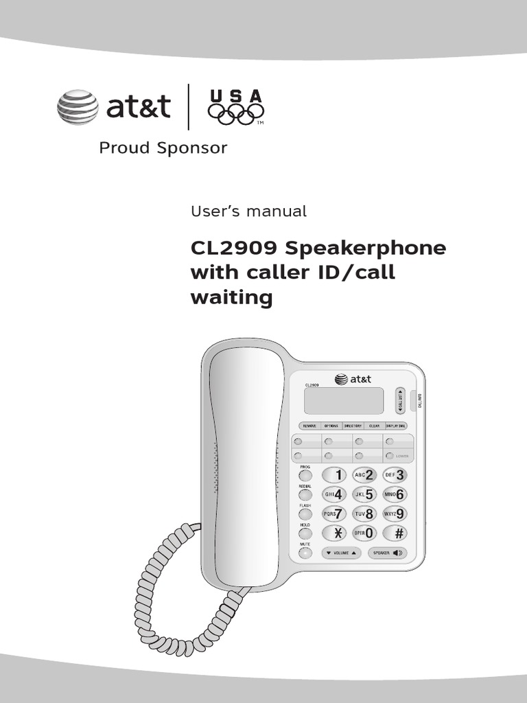 At t cl2909 pdf telephone numbering plan telephone