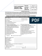GS Form No. 15 - Ship-Out Clearance Request and Approval Form