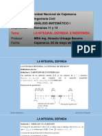 Integral Definida e Indefinida