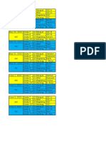 Schedule of Demonstration Teaching