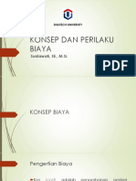 Konsep Dan Perilaku Biaya