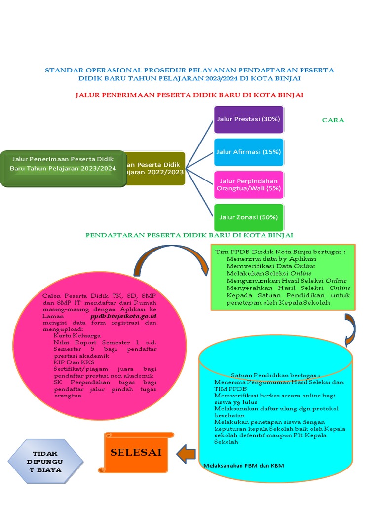 Panduan PPDB Kota Binjai 2023/2024 | PDF