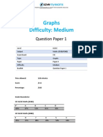 E2.11 Graphs 4A Medium Topic Booklet 1 CIE IGCSE Maths 1