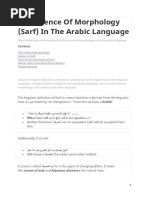 Basic Arabic Verb Conjugation Chart | PDF | Grammatical Tense ...