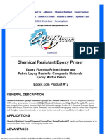 Chemical Resistant Epoxy Primer
