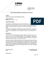 Jt8D Maintenance Advisory Notice