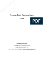 Program Kerja Ekstrakurikuler Futsal