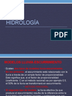 Hidrología Metodo Racional y Hidrograma Unitario