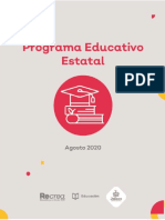 Se - Programa Educativo Estatal Agosto 2020