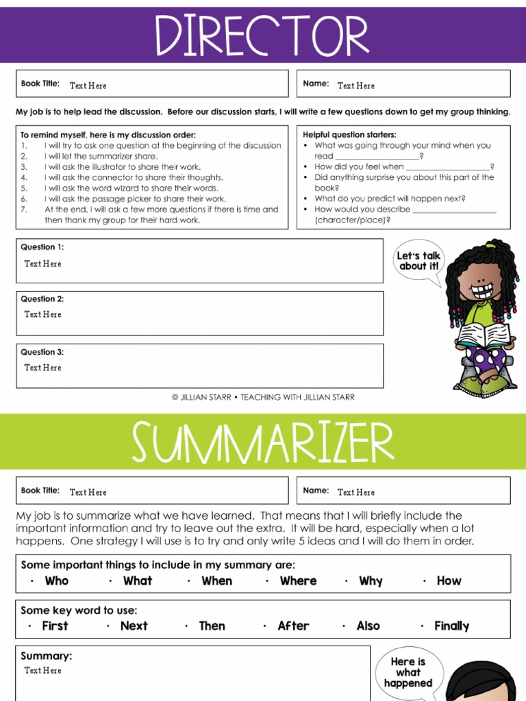 Literature Circles PDF