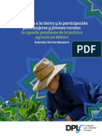 Informe Derecho Acceso A Tierra y Participacion Mujeres y Jovenes Mexico