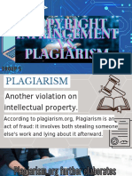 Copyright Infringement VS Plagiarism
