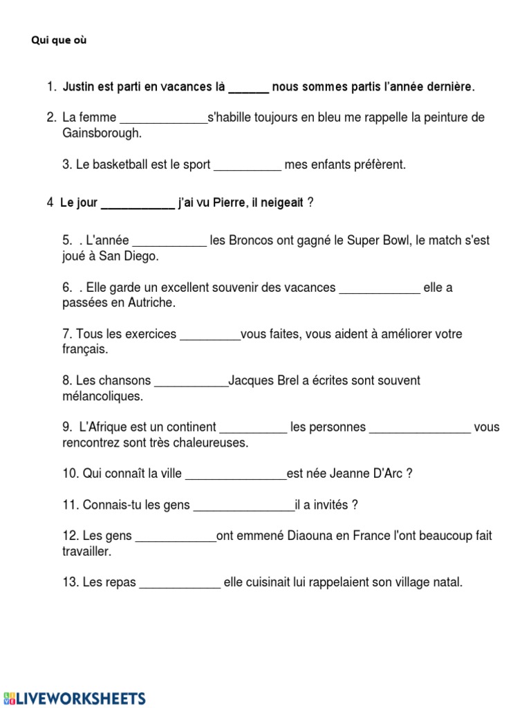 Image Result For Que Ou Qu Question Orthographe