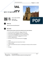 Cultural Diversity British English Student PDF