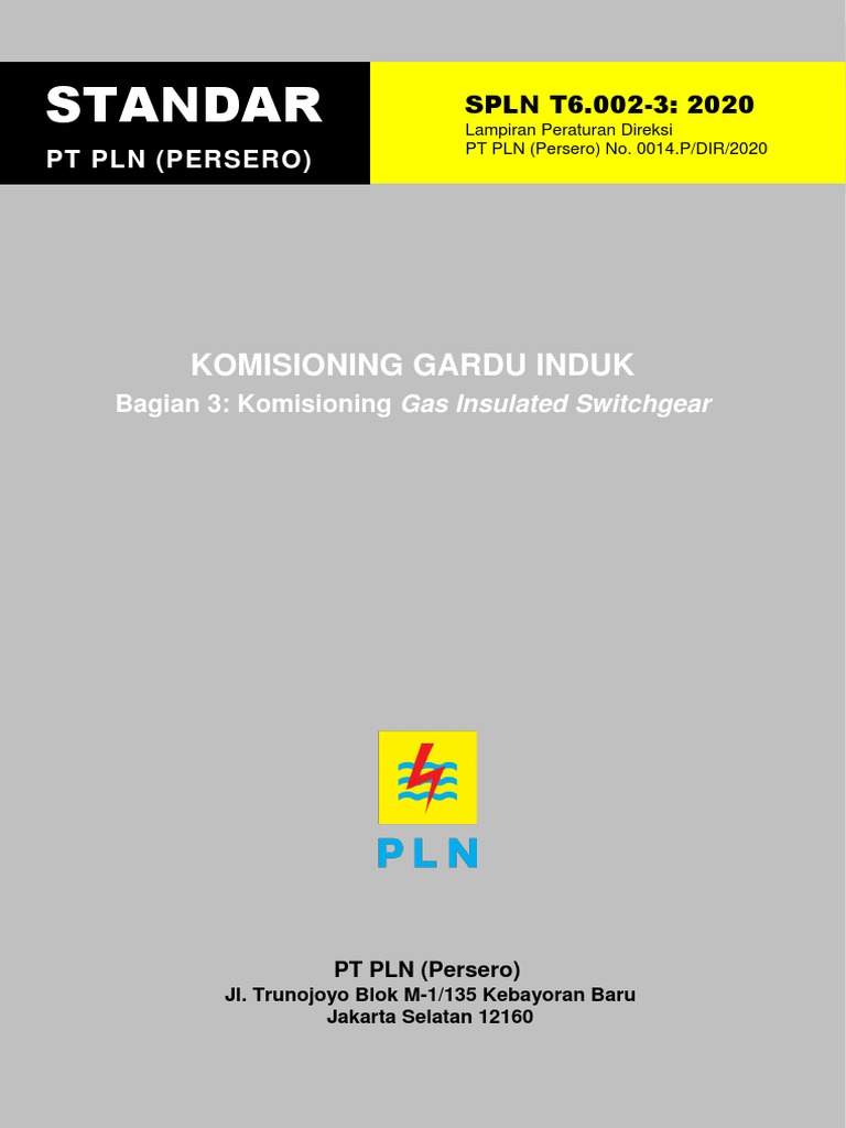 Komisioning Gas Insulated Switchgear | PDF | Sains & Matematika