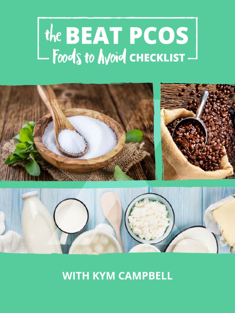 Beat PCOS Foods To Avoid Checklist With Kym Campbell (Smart Fertility ...