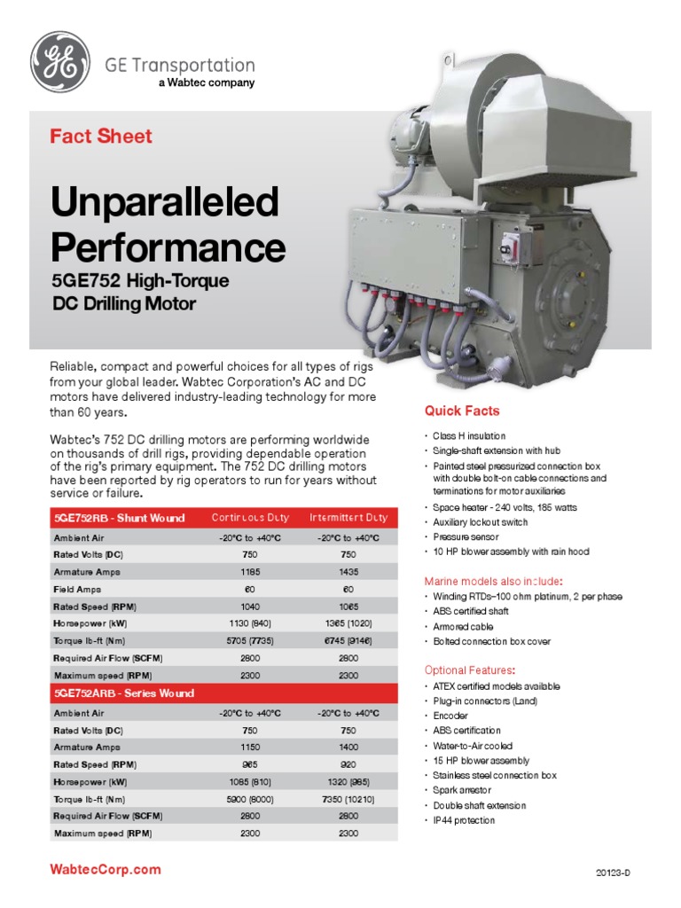 5ge752 Fact Sheet | PDF