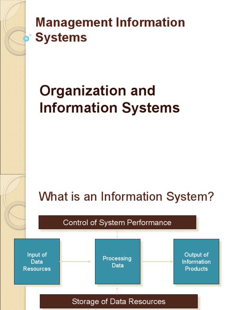 Organization and Information System Final | PDF | Information System ...