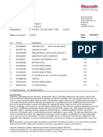 Spare Parts List