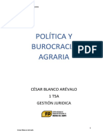 Politica y Burocracia Agraria