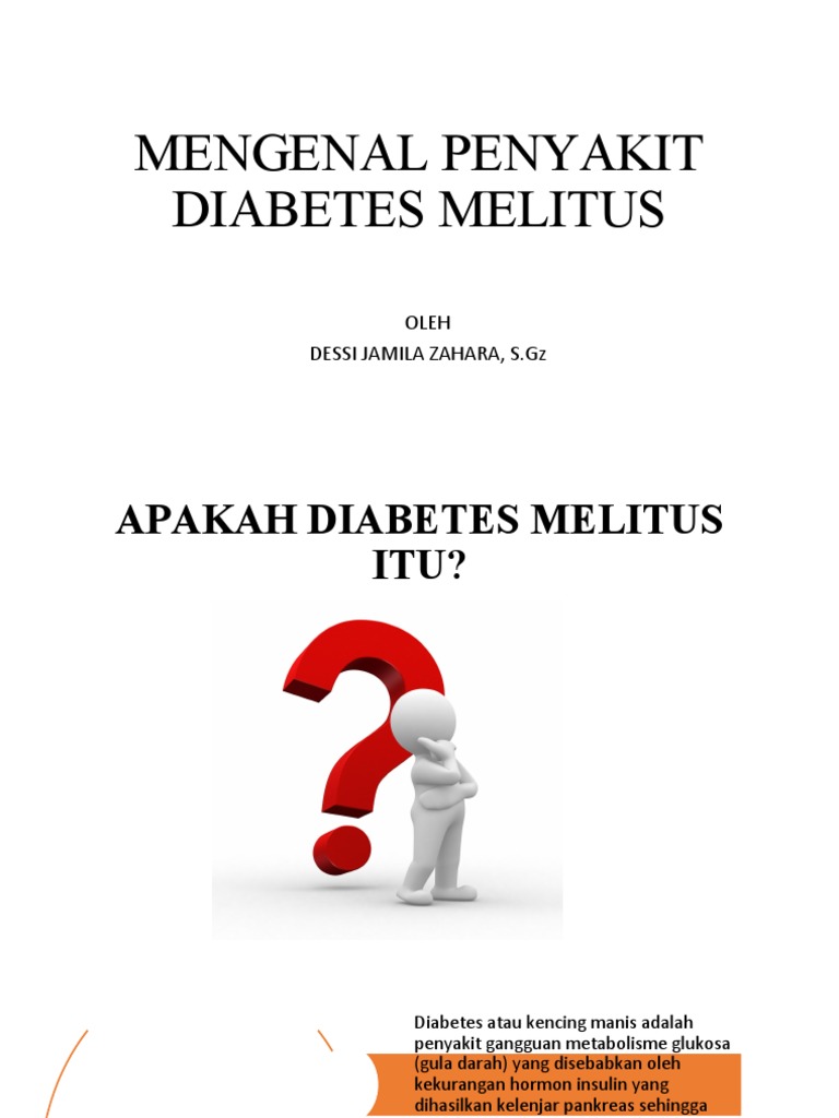 Mengenal Penyakit Diabetes Melitus | PDF