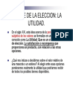 Utilidad, Efectos Ingreso - Sustitución. Excedente Del Consumidor.