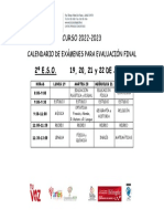 Examenes 2º Eso Final