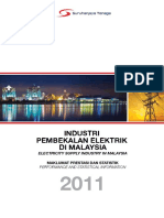 Industri Pembekalan Elektrik Di Malaysia - Maklumat Prestasi Statistik 2011