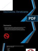 Dezinsectia Deratizarea