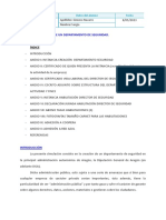 Trabajo Seguridad Privada CREACIÓN DE UN DEPARTAMENTO DE SEGURIDAD