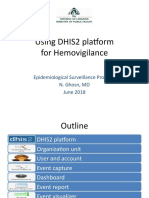 Hemovigilance - Dhis Event Capture June 2018