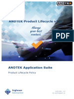 ANDTEK Product Lifecycle Policy - 1.6
