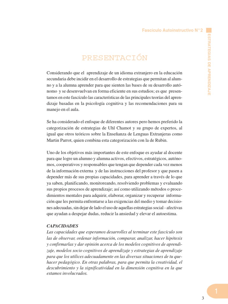 Estrategias de Aprendizaje A | PDF | Aprendizaje | Maestros