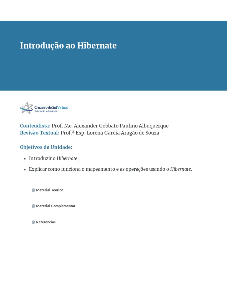 Introdução ao Hibernate e NHibernate | PDF | Bancos de dados ...