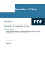 Unidade 5 - Introdução Ao Spring e Spring MVC Forms