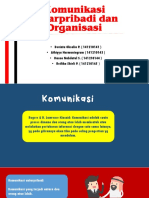 Komunikasi Antarpribadi Dan Organisasi