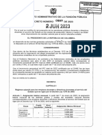 Decreto 0887 Del 2 de Junio de 2023