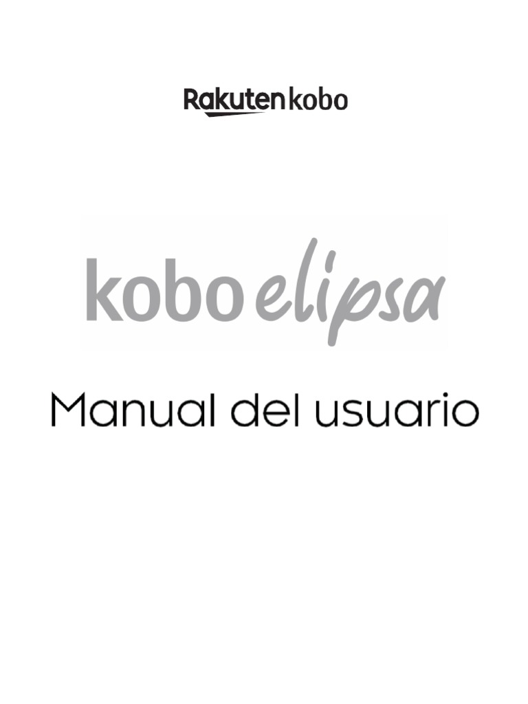 Kobo Elipsa User Guide | PDF | Archivo de computadora | E Reader