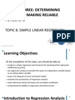 Module Three: Determining Cause and Making Reliable Forecasts