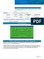 Realiza Una Tarea Utilizando Las Estrategias Didácticas (Partido, Oleada o Posesión) para Una Situación de (2x1 o 1x1)