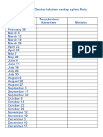 Sunday 2023 Rota