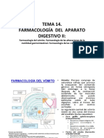 Tema 14. Farmacología Del Aparato Digestivo II