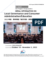 General Information - Local Governance and Consumer Administration Education