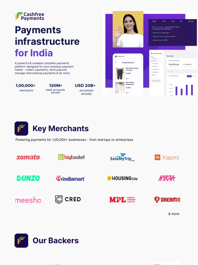 Cashfree Payment Gateway Overview | PDF | Debit Card | Payments
