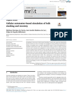 Cellular Automaton-Based Simulation of Bulk Stacking and Recovery