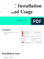 Cms CD CC Installation and Usage