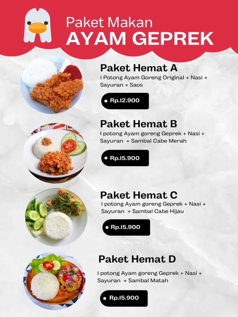 Menu MeeDjanda 05 | PDF