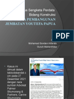 Mohamad Sondan Arfando - Sengketa Pembangunan Jembatan Youtefa Papua